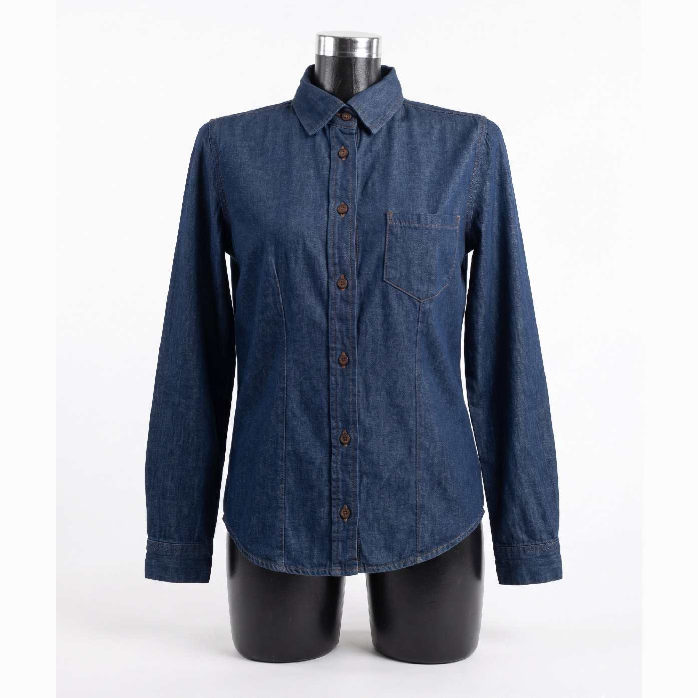 BLUSA MEZCLILLA MANGA LARGA 12 OZ 100% ALGODÓN