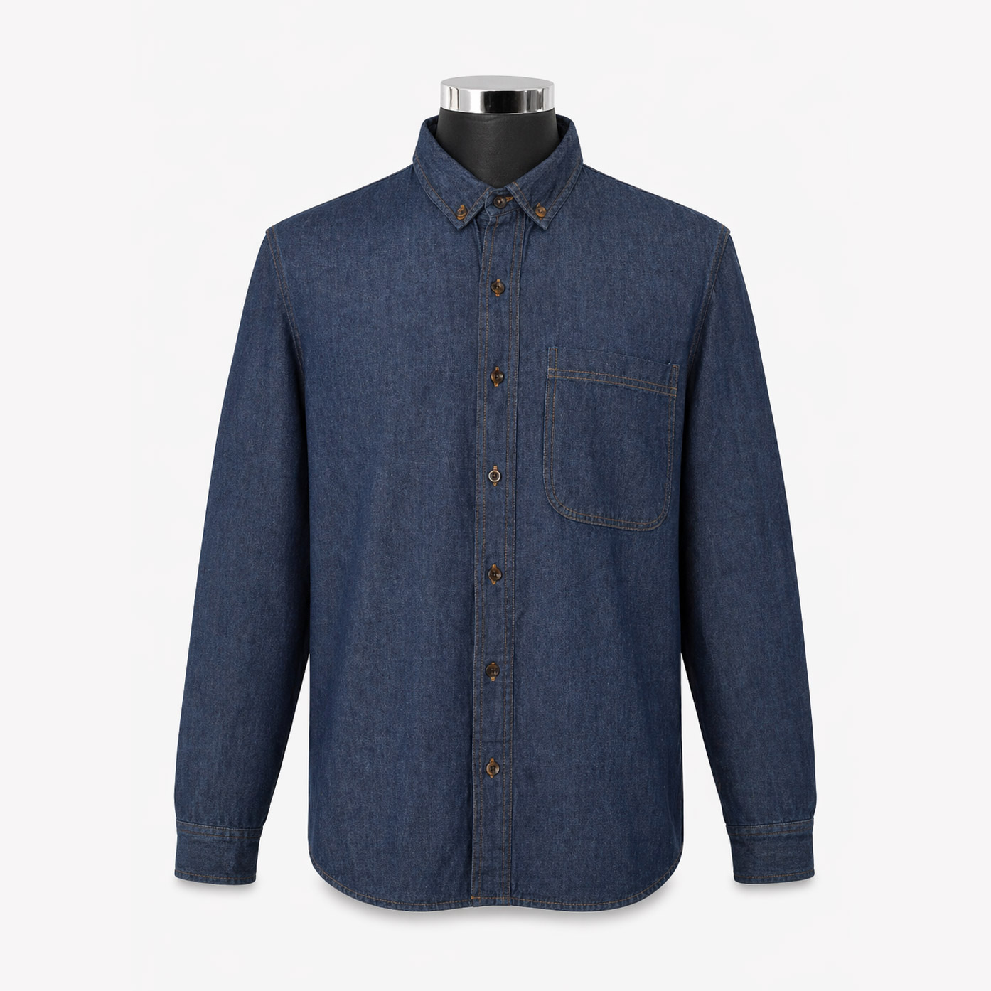 CAMISA MEZCLILLA MANGA LARGA 12 OZ 100% ALGODÓN
