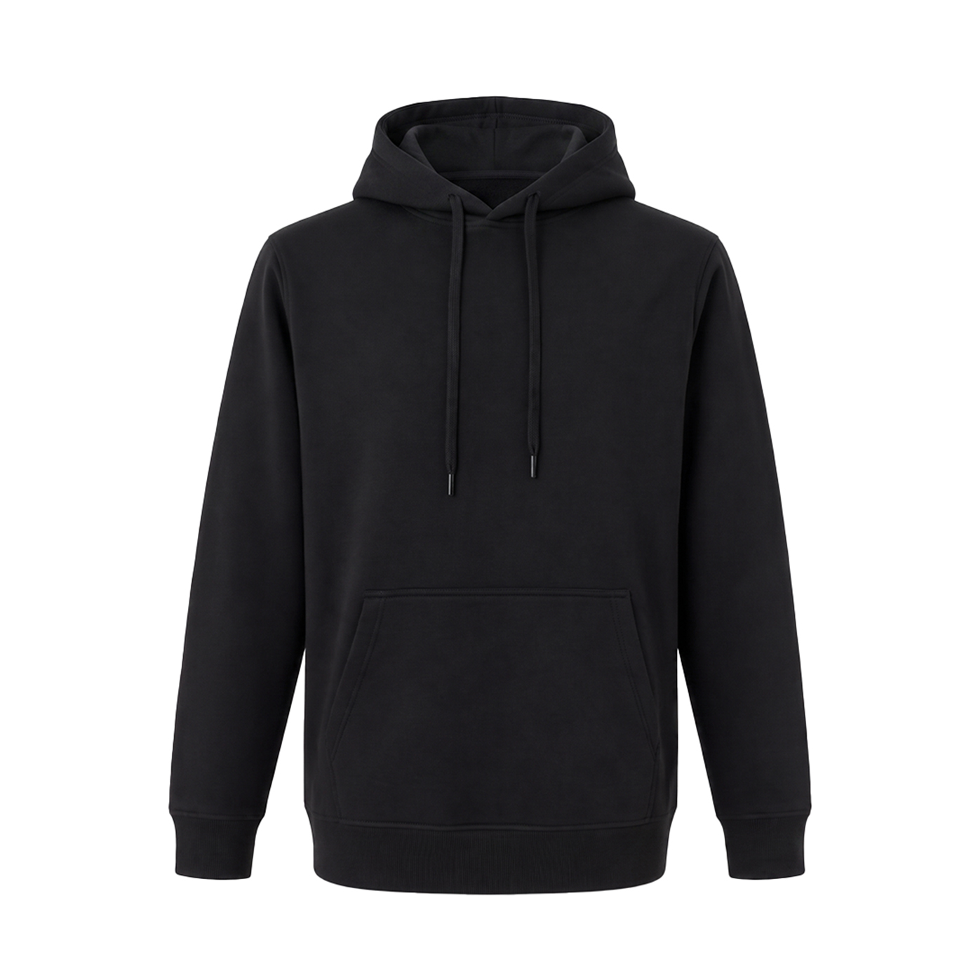 SUDADERA CERRADA CON CAPUCHA Y BOLSA DE CANGURO UNISEX